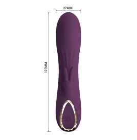 PRETTY LOVE - LANDYN VIBRATEUR LAPIN RECHARGEABLE 10 FONCTIONS VIOLET