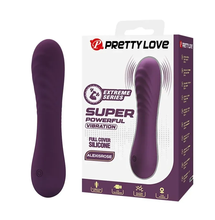 PRETTY LOVE - ALEXISROSE WIEDERAUFLADBARER VIBRATOR MIT 10 FUNKTIONEN, LILA