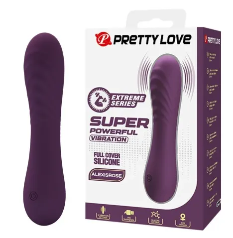 PRETTY LOVE - VIBRATEUR RECHARGEABLE ALEXISROSE 10 FONCTIONS VIOLET