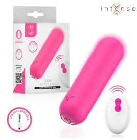 INTENSE - JUDY VIBRANTE RECHARGEABLE AVEC TÉLÉCOMMANDE ROSE