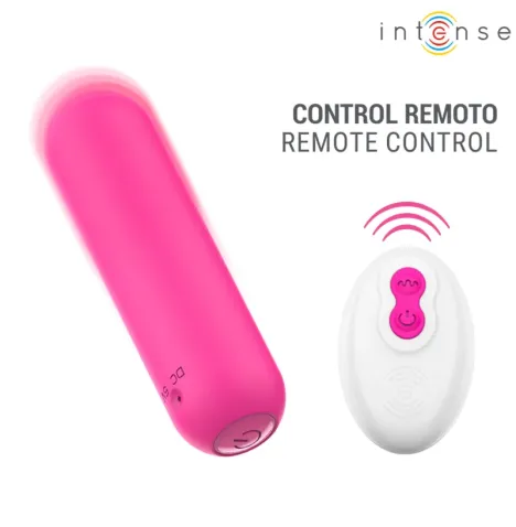 INTENSE - JUDY VIBRANTE RECHARGEABLE AVEC TÉLÉCOMMANDE ROSE