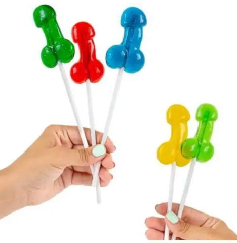 SECRETPLAY - DISPLAY ASSORTMENT PENIS LOLLIPOPS WITH ALCOHOL 40 UNITS