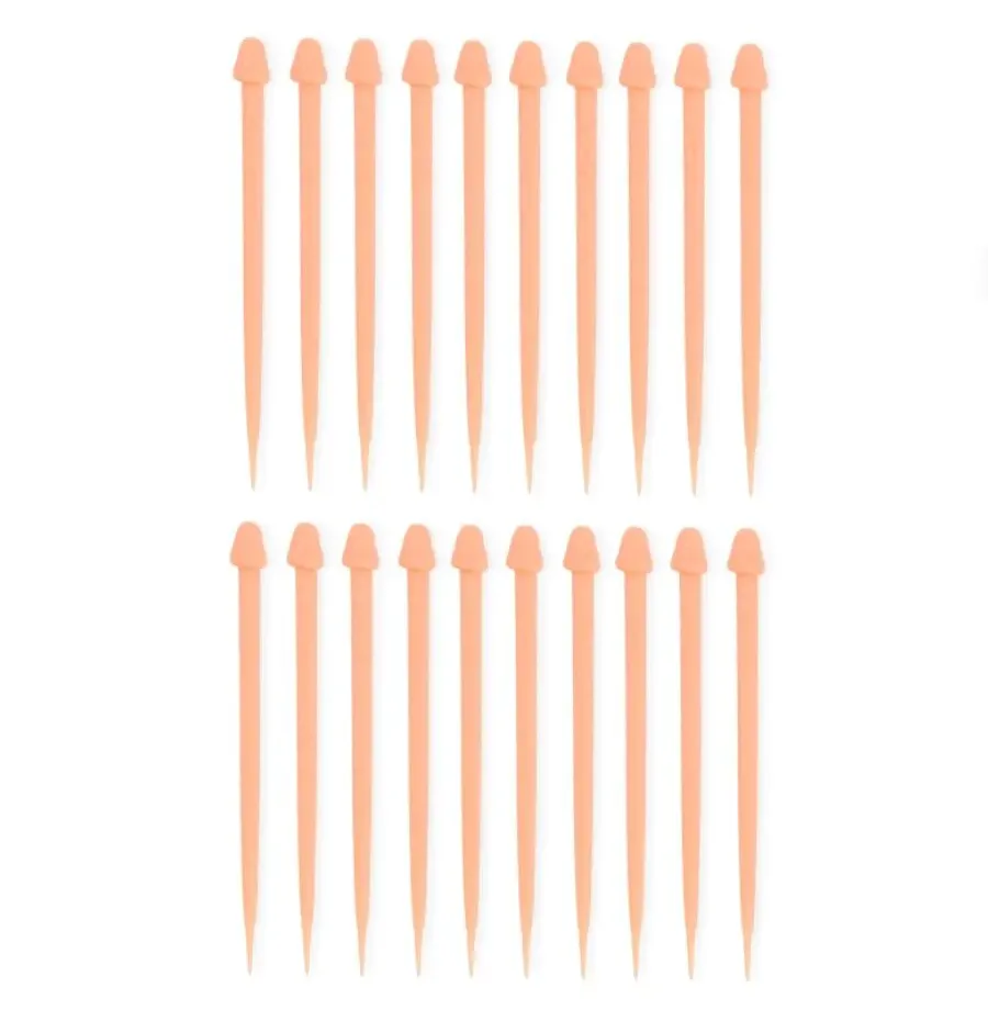 DIABLO PICANTE - PENIS SPIDERED STICKS FOR MEAT 20 UNITS DIABLO PICANTE - PENIS SPIDERED STICKS FOR MEAT 20 UNITS