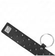KINK - COLLANA CON GUINZAGLIO 65 CM CON BORCHIE IN ARGENTO MODELLO 5 REGOLABILE 36-43 CM X 5 CM