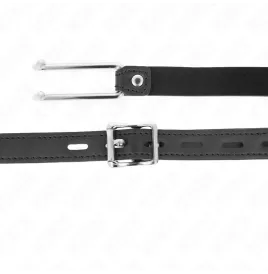 KINK - GANCIO IN METALLO 11.5 CM CON CINTURINO IN SIMILPELLE REGOLABILE 39-58 CM X 2 CM