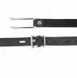 KINK - METAL HOOK GAG 11.5 CM WITH LEATHERETTE STRAP ADJUSTABLE 39-58 CM X 2 CM