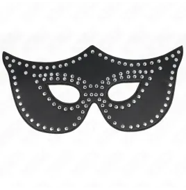 KINK - LEATHERETTE MASK WITH RIVETS MODEL 2 30 x 12 CM