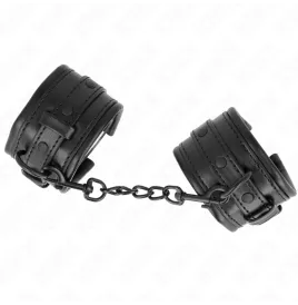 KINK - MUÑEQUERAS AJUSTABLE NEGRO 20-30 CM X 6 CM