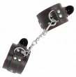 KINK - WRIST RESTRAINTS BLACK WITH RED LINING ADJUSTABLE 20-28 CM X 5.5 CM