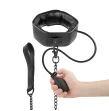FETISH SUBMISSIVE BONDAGE - INFLATABLE STRANGLING COLLAR WITH CHAIN FETISH SUBMISSIVE BONDAGE - INFLATABLE STRANGLING COLLAR WITH CHAIN