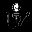 FETISH SUBMISSIVE BONDAGE - COLLIER DÉTRANGLEMENT GONFLABLE AVEC CHAÎNE FETISH SUBMISSIVE BONDAGE - COLLIER DÉTRANGLEMENT GONFLABLE AVEC CHAÎNE