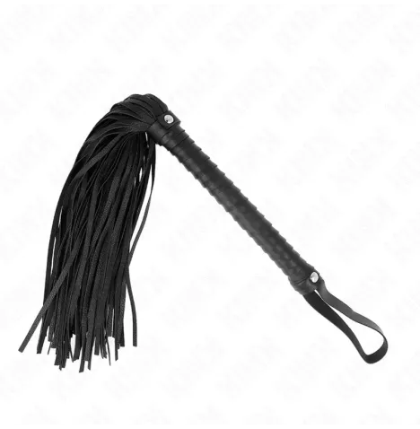 KINK - PEITSCHE MIT SCHWARZEM STRUKTURIERTEM GRIFF 48,5 CM