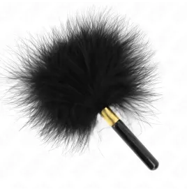 KINK - BLACK GOLD METAL TICKLE FEATHERS 18 CM