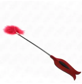KINK - TICKLE FEATHERS WITH ROSE-SHAPED PADDLE 8 CM