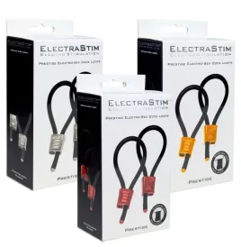 ELECTRASTIM - PRESTIGE ELECTRA LOOPS ANNEAUX PÉNIENS RÉGLABLES ROUGES