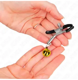 KINK - GOLD SINGLE BELL NIPPLE CLAMP 6 CM