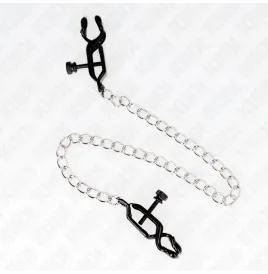 KINK - PINCES À TAMELON CHAÎNE PLATE ARGENT 30 CM