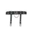 SUBBLIME - 953744 VERSTELLBARES PUNK-STRUMPFHOSE AUS LEDER SCHWARZ EINE GRÖSSE SUBBLIME - 953744 VERSTELLBARES PUNK-STRUMPFHOSE AUS LEDER SCHWARZ EINE GRÖSSE