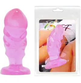 BAILE - UNISEX ANALPLUG MIT ROSA SAUGNAPF