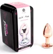 SECRETPLAY - PLUG ANAL EN MÉTAL OR ROSE PETITE TAILLE 7 CM SECRETPLAY - PLUG ANAL EN MÉTAL OR ROSE PETITE TAILLE 7 CM
