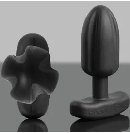 ELECTRASTIM - TARTARUS ANAL PLUG QUADRIPOLAR SILIKON SCHWARZ