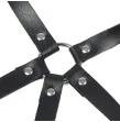 SUBBLIME - PETTORINA CON ANELLO IN PELLE NERA TAGLIA UNICA SUBBLIME - PETTORINA CON ANELLO IN PELLE NERA TAGLIA UNICA