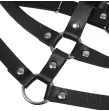 SUBBLIME - PETTORINA CON ANELLO IN PELLE NERA TAGLIA UNICA SUBBLIME - PETTORINA CON ANELLO IN PELLE NERA TAGLIA UNICA