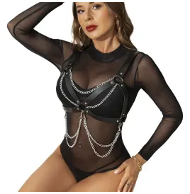 SUBBLIME - REGGISENO IMBRACATURA CON CATENA DETTAGLIO TAGLIA UNICA