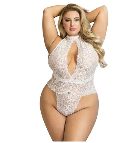 SUBBLIME - 953850 BODY DE ENCAJE BLANCO S-M