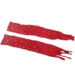 SUBBLIME - 952181 BODYSTOCKING DE REJILLA CON GUANTES Y DIAMANTES ROJO TALLA ÚNICA SUBBLIME - 952181 BODYSTOCKING DE REJILLA CON GUANTES Y DIAMANTES ROJO TALLA ÚNICA