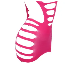 SUBBLIME - 952273 ROBE RÉSILLE ÉLASTIQUE MANCHES LONGUES ROSE TAILLE UNIQUE