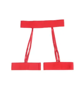 SUBBLIME - 954338 BH STRING STRUMPFGÜRTEL MIT HERZDRUCK ROT L-XL