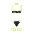 SUBBLIME - 955274 SET SUJETADOR CON COLLAR Y DETALLES PARA PIERNAS VERDE FLUORESCENTE S-M SUBBLIME - 955274 SET SUJETADOR CON COLLAR Y DETALLES PARA PIERNAS VERDE FLUORESCENTE S-M