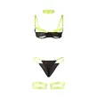 SUBBLIME - 955274 SET SUJETADOR CON COLLAR Y DETALLES PARA PIERNAS VERDE FLUORESCENTE S-M SUBBLIME - 955274 SET SUJETADOR CON COLLAR Y DETALLES PARA PIERNAS VERDE FLUORESCENTE S-M