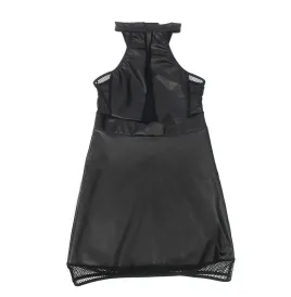 SUBBLIME - 955472 VESTIDO CUELLO HALTER CON TRANSPARENCIAS NEGRO S-M