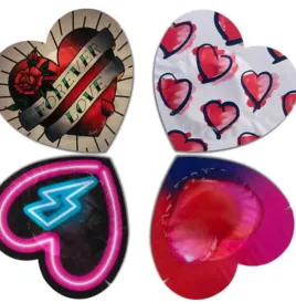 PASANTE - PRESERVATIVI ROSSO A FORMA DI CUORE 144 UNIT