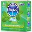 SKINS - PACK DE 4 PRÉSERVATIFS PREMIUM MENTHE SKINS - PACK DE 4 PRÉSERVATIFS PREMIUM MENTHE