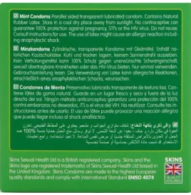 SKINS - MINT PREMIUM KONDOME PACKUNG 4