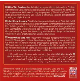 SKINS - ULTRADÜNNE PREMIUM-KONDOME PACKUNG 4