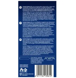 CONTROL - ADAPTA NATURE XL CONDOMS 12 UNITS