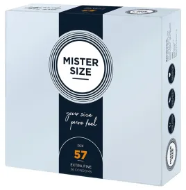 MISTER SIZE - CONDOM SIZE L 57 MM (36 UNITS)