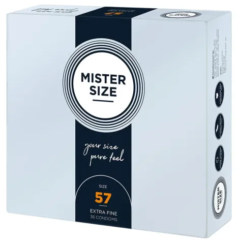 MISTER SIZE - PRESERVATIVO TAGLIA L 57 MM (36 UNITÀ)