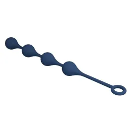 MR PLAY - BLUE SILICONE ANAL BEADS SIZE L 42.6 CM