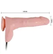 BAILE - AUFBLASBARER REALISTISCHER DILDO MIT SAUGNÄPFEN 15 CM BAILE - AUFBLASBARER REALISTISCHER DILDO MIT SAUGNÄPFEN 15 CM
