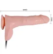 BAILE - DILDO REALÍSTICO VIBRADOR E INFLABLE 18.8 CM BAILE - DILDO REALÍSTICO VIBRADOR E INFLABLE 18.8 CM