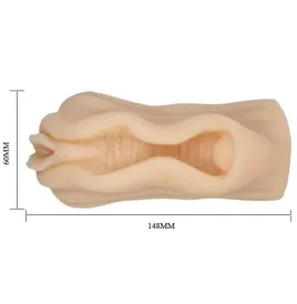 BAILE - MINI MASTURBATORE MASCHILE DESIGN LABBRA VAGINA