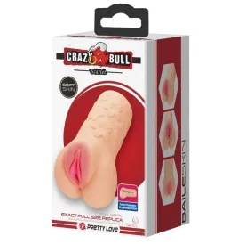 CRAZY BULL - MASTUBADOR A FORMA DI VAGINA SCARLATTO