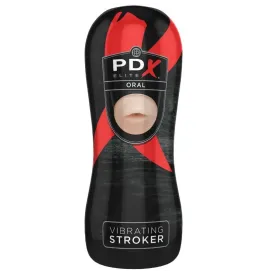 PDX ELITE - MASTURBADOR CON VIBRACIÓN BOCA