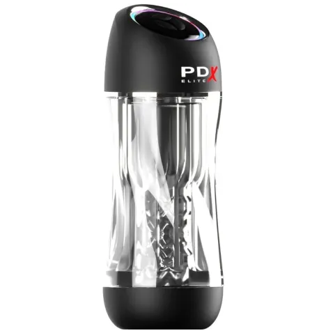 PDX ELITE - VIBRATEUR STROKER VIEWTUBE PRO TRANSPARENT