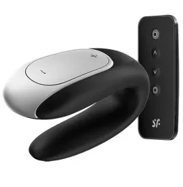 SATISFYER - VIBRATORE DOUBLE FUN PARTNER NERO